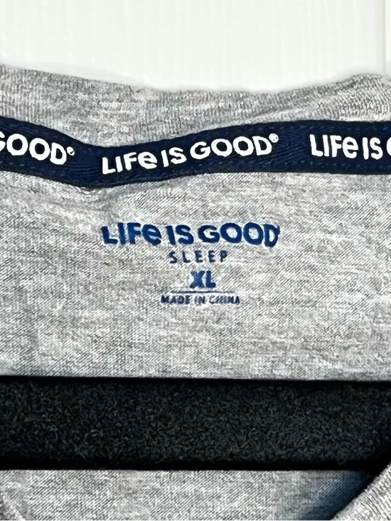 Life is Good “Start Me Up” Coffee Long Sleeve Tee XL - Picture 3 of 5